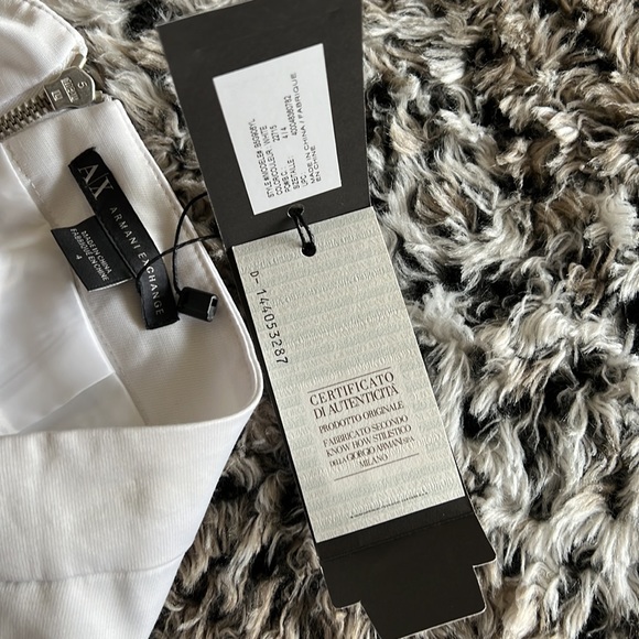 ARMANI EXCHANGE WHITE SPARKLE ✨ SKIRTS ✨ - Picture 7 of 8